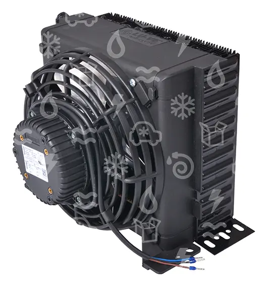 kondenzátor kompl. LU-VE, STVF75, připojení 180°, ATEX ventilátor